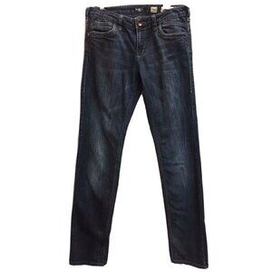 Anastacia by s.Oliver size 29/32 Hipster Straight Leg Stretch Denim Blue Jeans